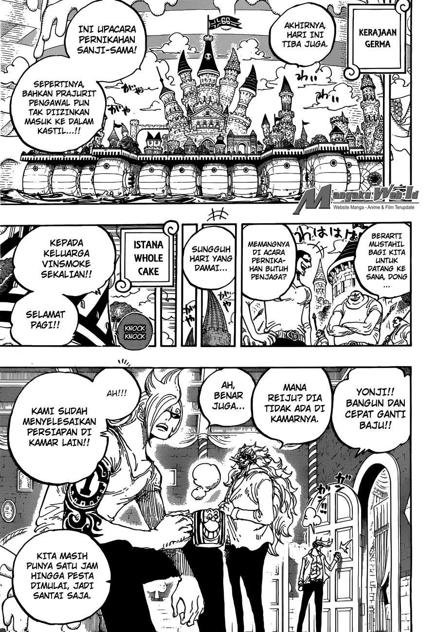 One Piece Chapter 859 Gambar 15