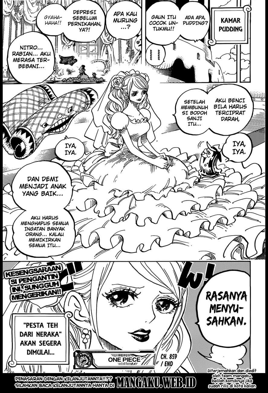 One Piece Chapter 859 Gambar 17