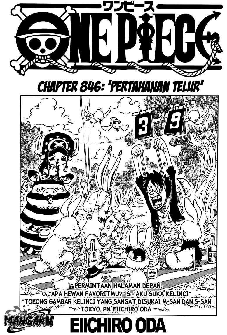 Baca Manga One Piece Chapter 846 Gambar 2