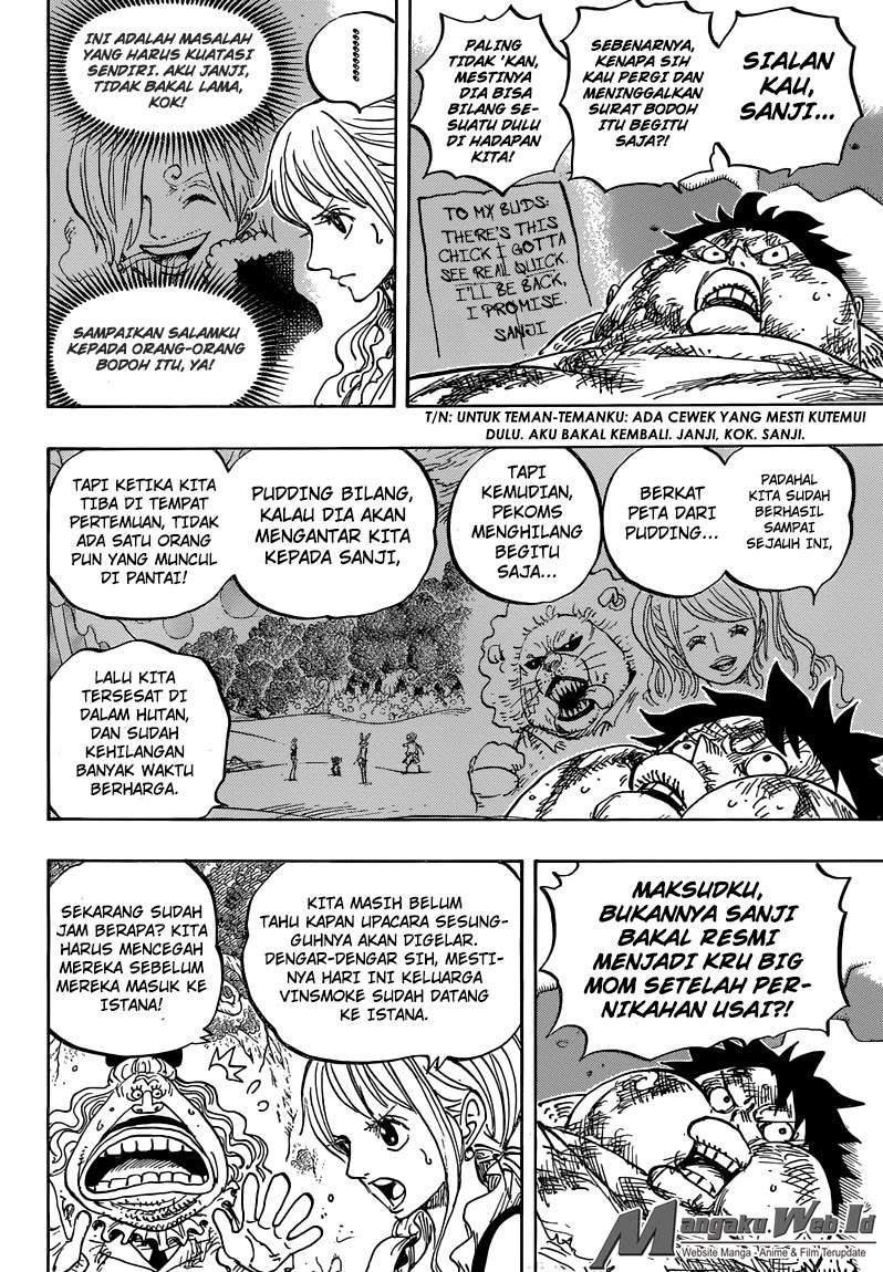 One Piece Chapter 843 Gambar 8