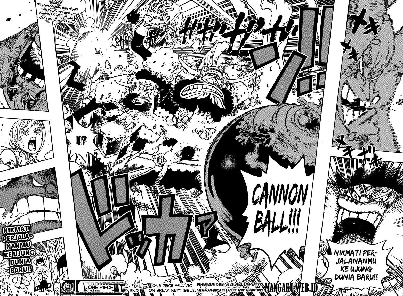 One Piece Chapter 842 Gambar 14