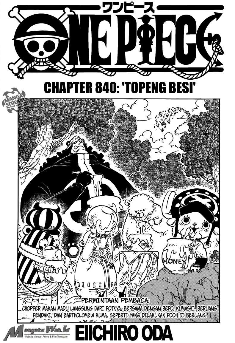 Baca Manga One Piece Chapter 840 Gambar 2