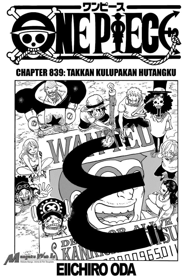 Baca Manga One Piece Chapter 839 Gambar 2