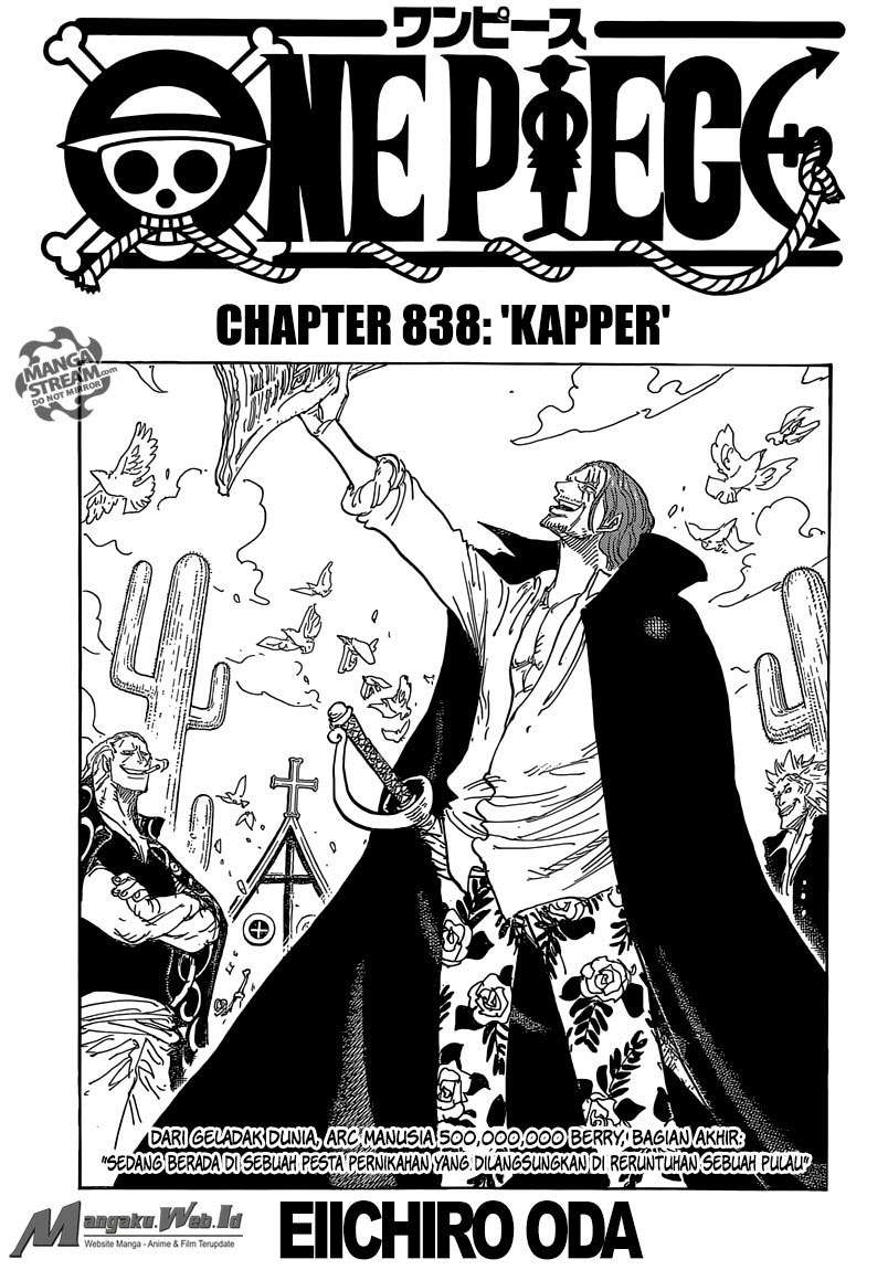Baca Manga One Piece Chapter 838 Gambar 2