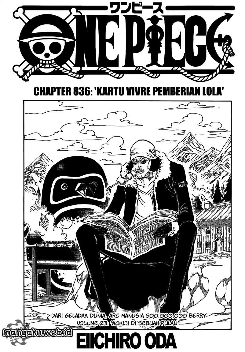 Baca Manga One Piece Chapter 836 Gambar 2