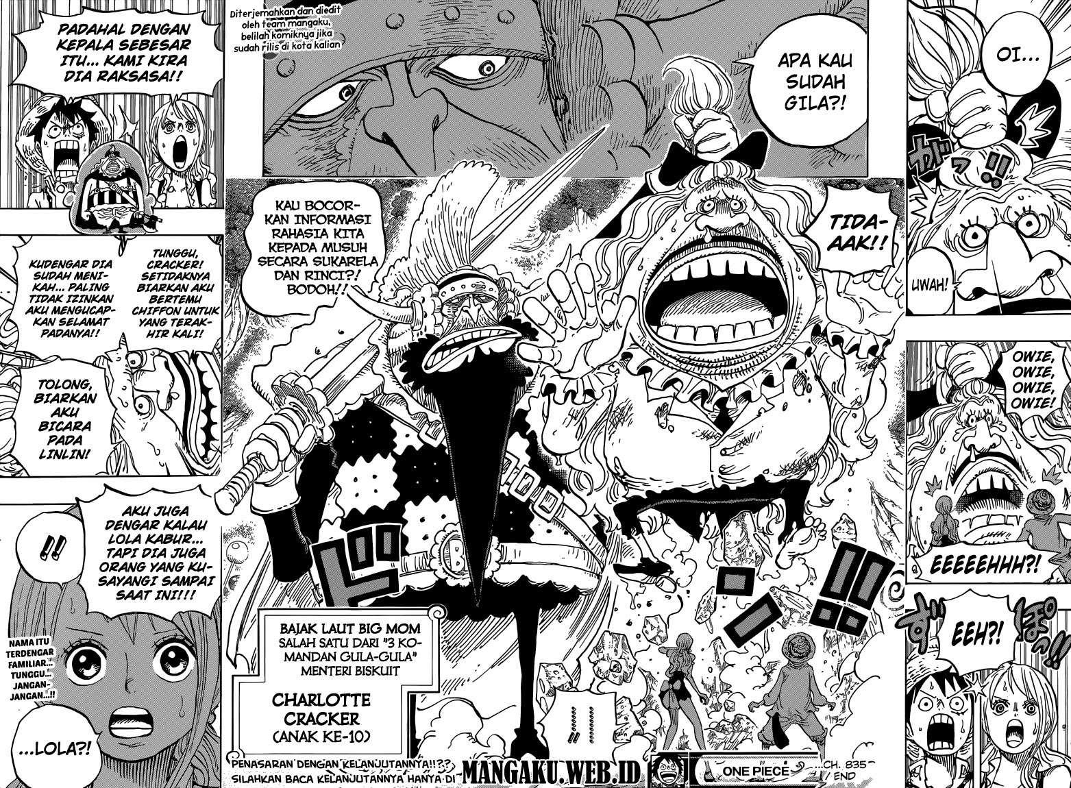 One Piece Chapter 835 Gambar 18