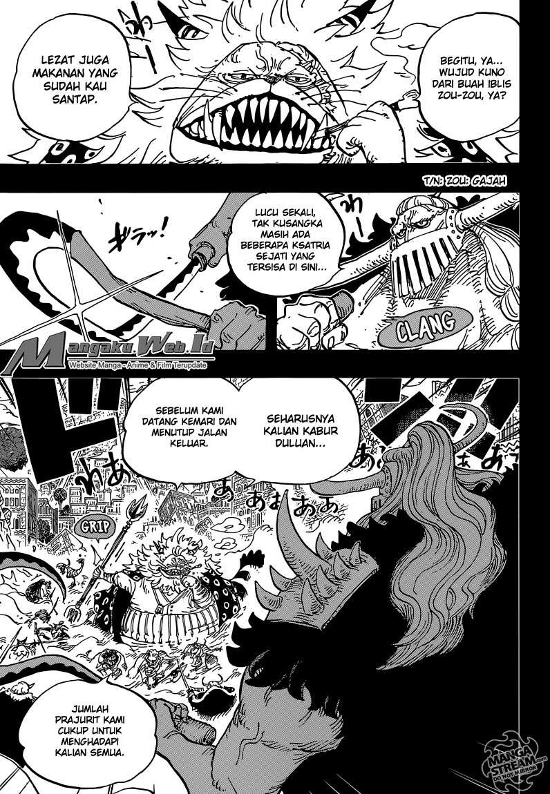 One Piece Chapter 810 Gambar 7