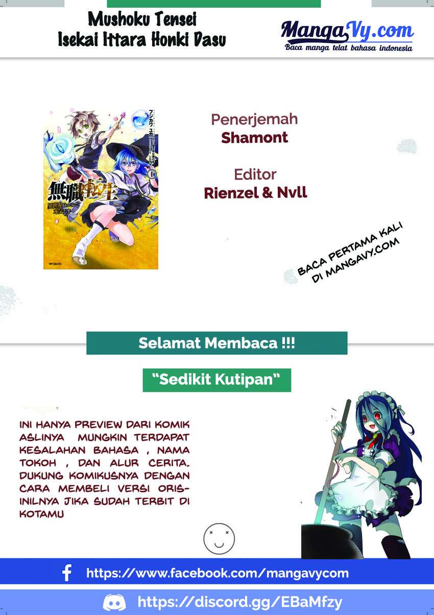 Komik Mushoku Tensei: Isekai Ittara Honki Dasu - Chapter Chapter 38 - Halaman 1