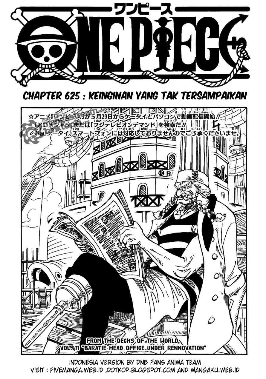 Baca Komik One Piece Chapter 625 Gambar 1