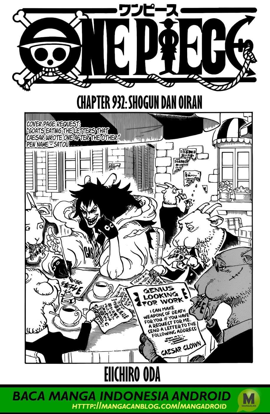Baca Komik One Piece Chapter 932 Gambar 1