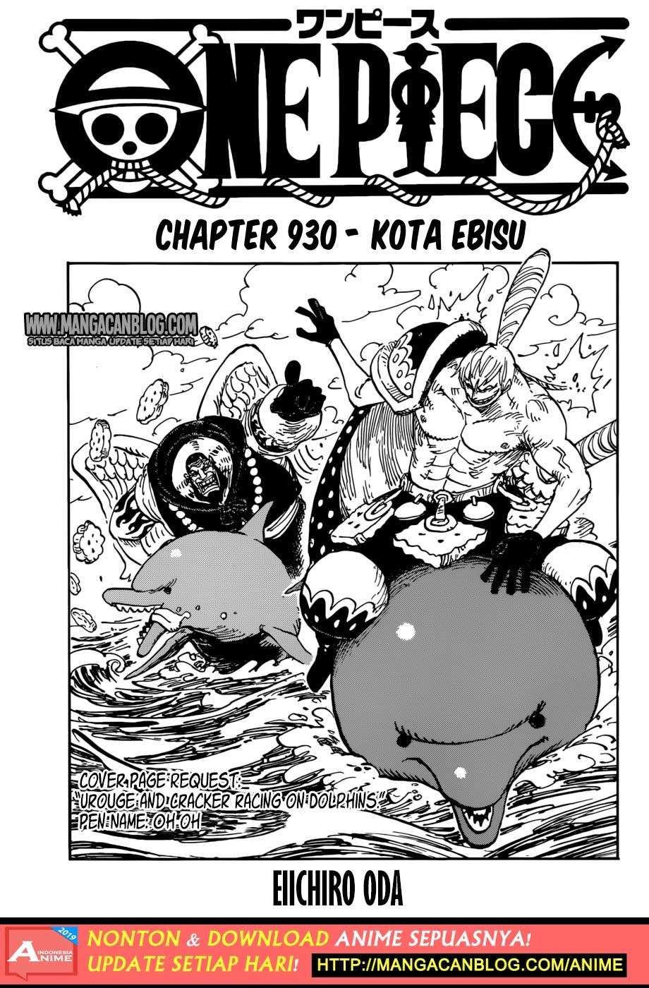 Baca Komik One Piece Chapter 930 Gambar 1