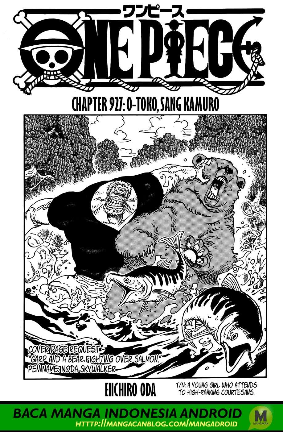 Baca Komik One Piece Chapter 927 Gambar 1