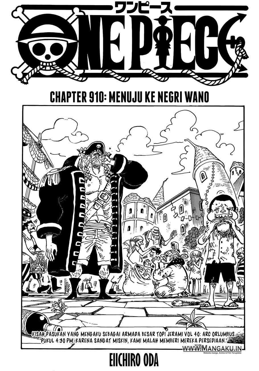 Baca Manga One Piece Chapter 910 Gambar 2