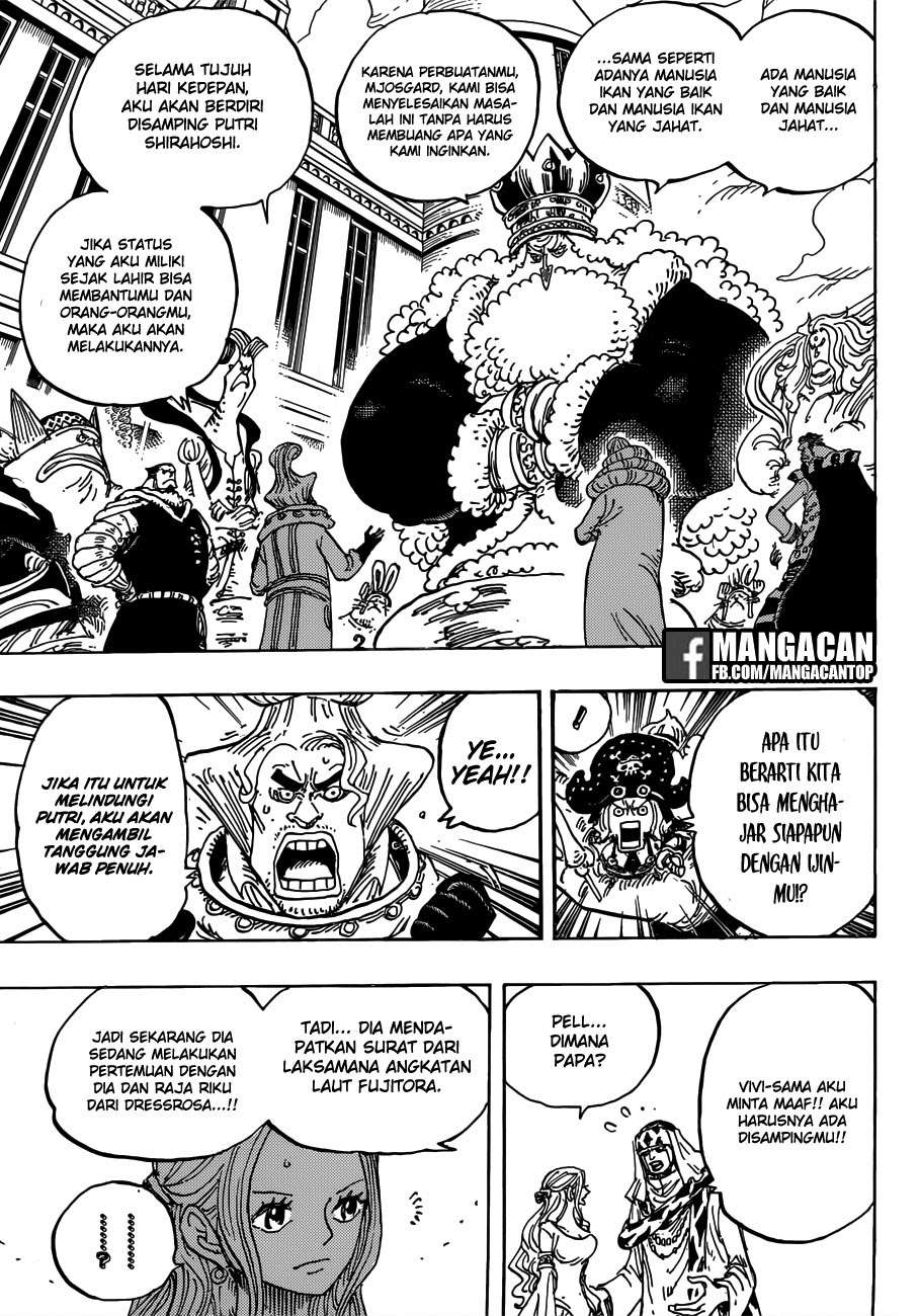 One Piece Chapter 908 Gambar 3