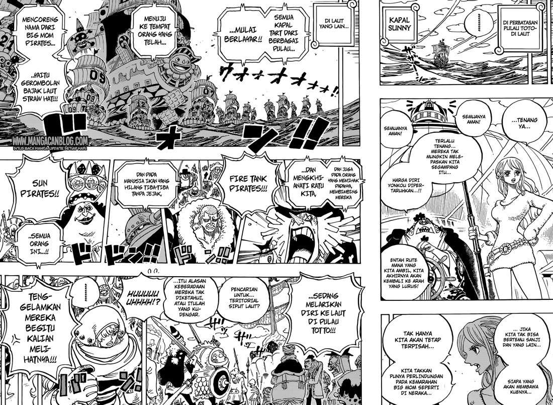 One Piece Chapter 885 Gambar 15