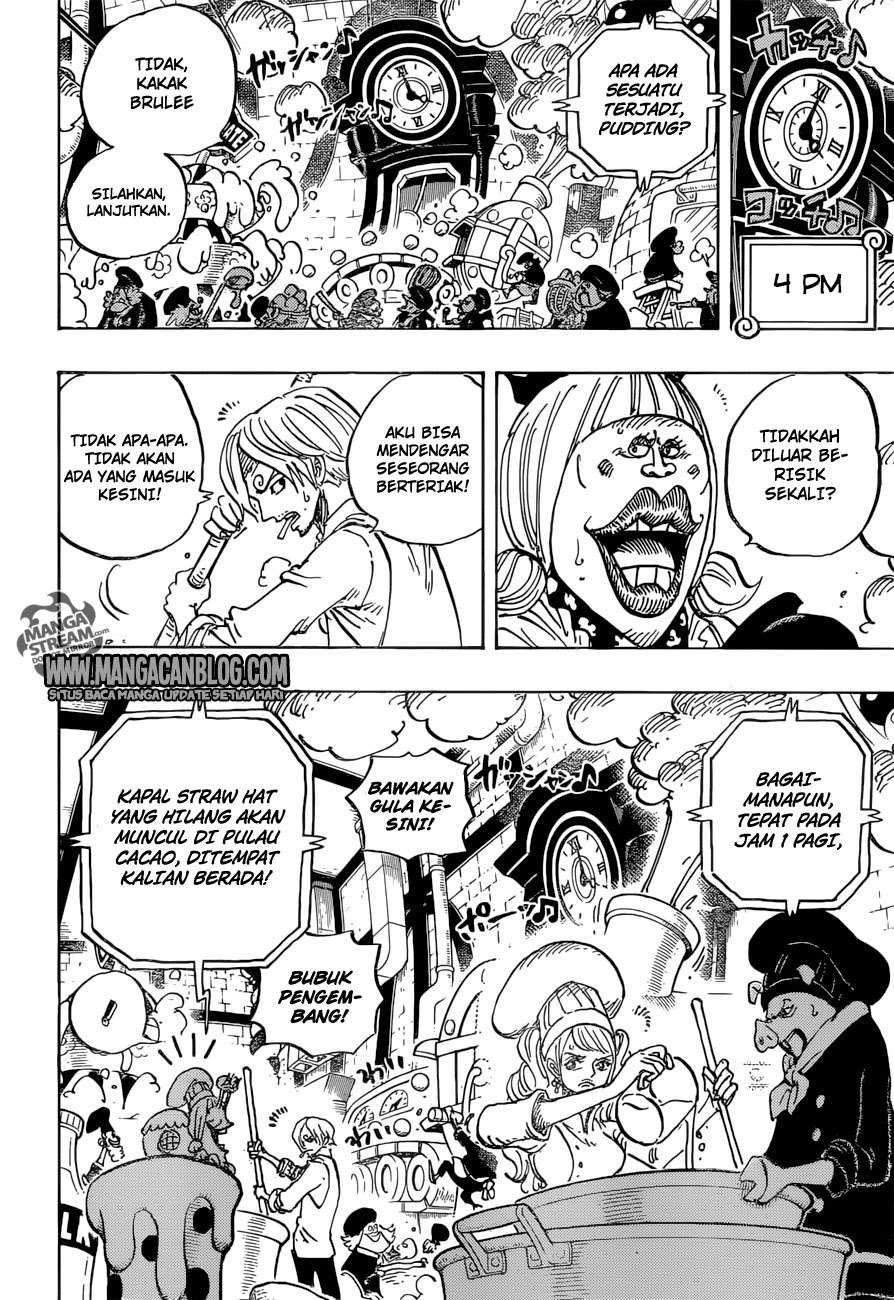 One Piece Chapter 884 Gambar 14