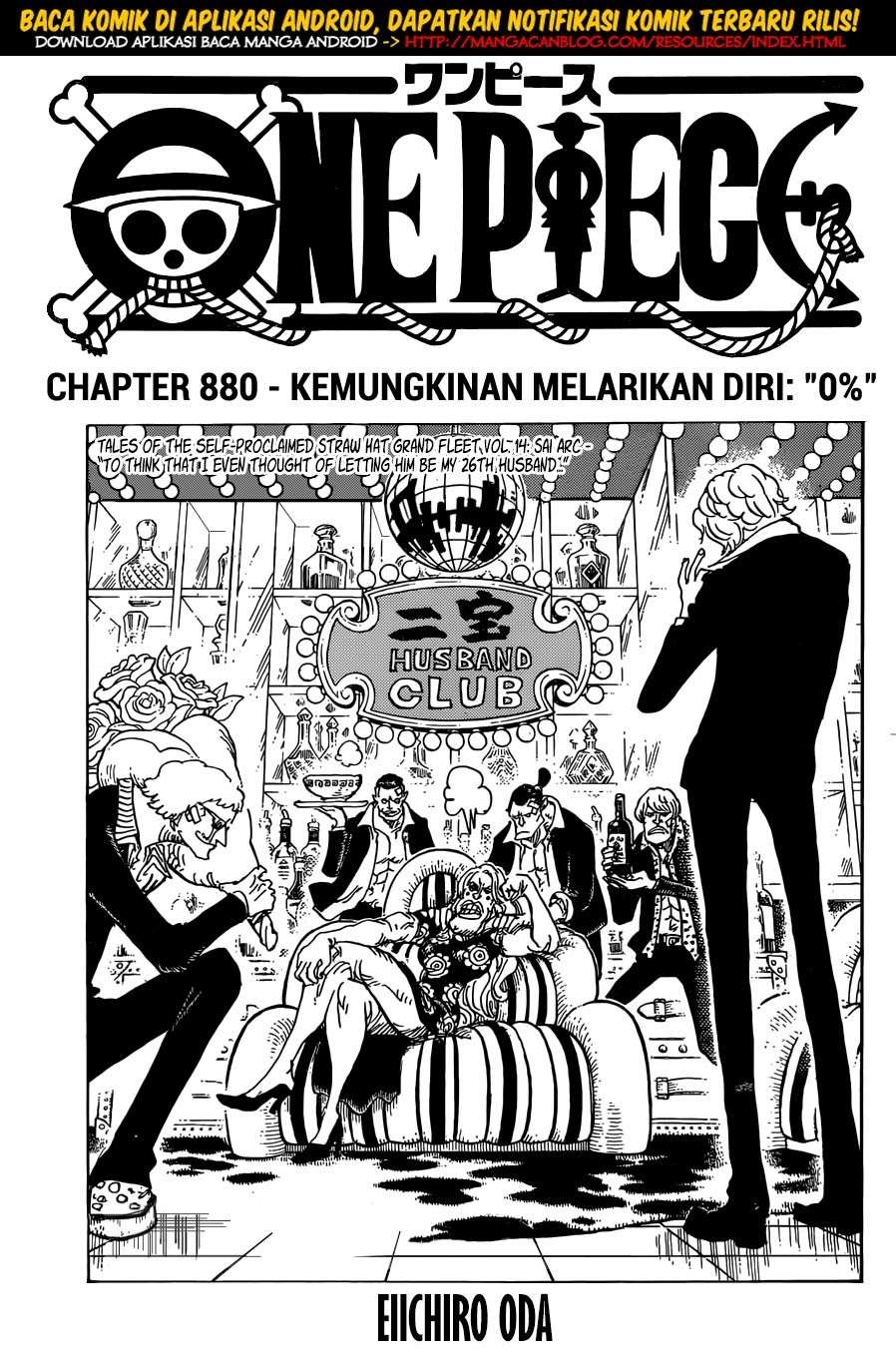Baca Komik One Piece Chapter 880 Gambar 1