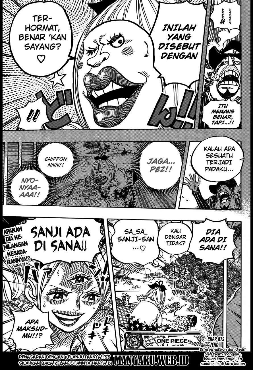 One Piece Chapter 875 Gambar 17