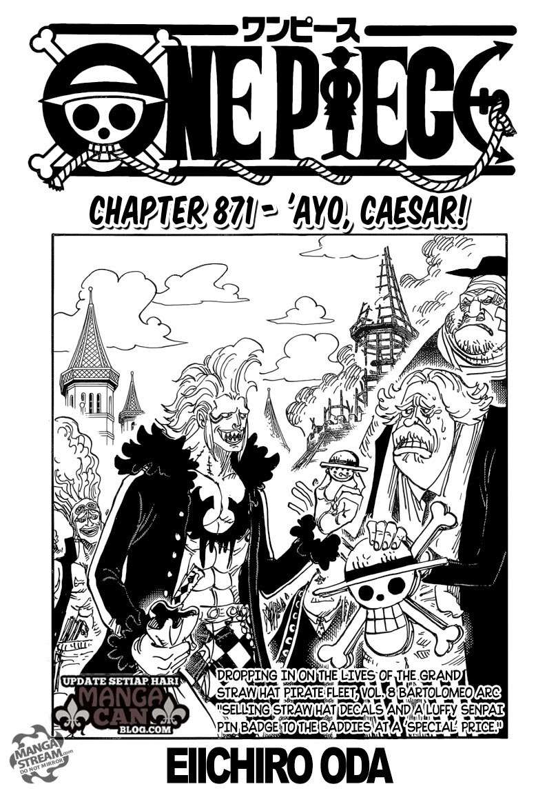 Baca Komik One Piece Chapter 871 Gambar 1