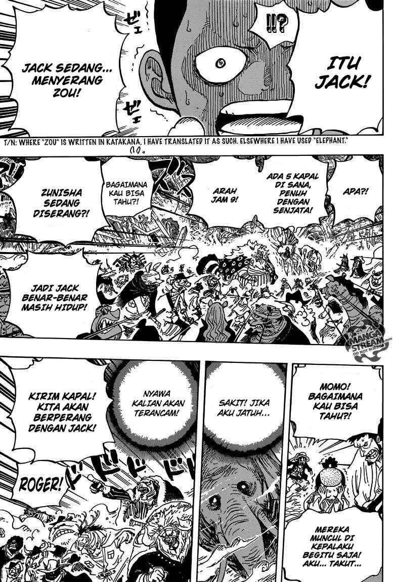 One Piece Chapter 821 Gambar 11