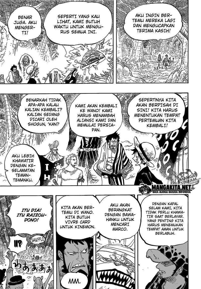 One Piece Chapter 820 Gambar 16
