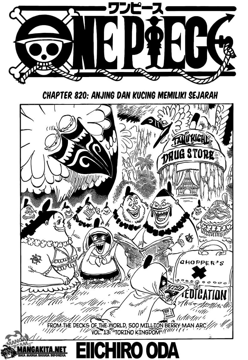 Baca Manga One Piece Chapter 820 Gambar 2