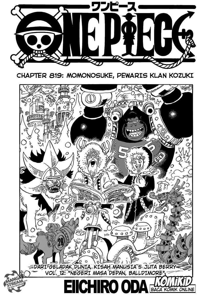 Baca Manga One Piece Chapter 819 Gambar 2