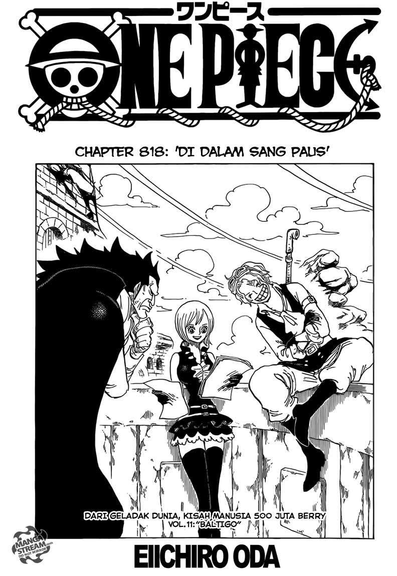 Baca Manga One Piece Chapter 818 Gambar 2