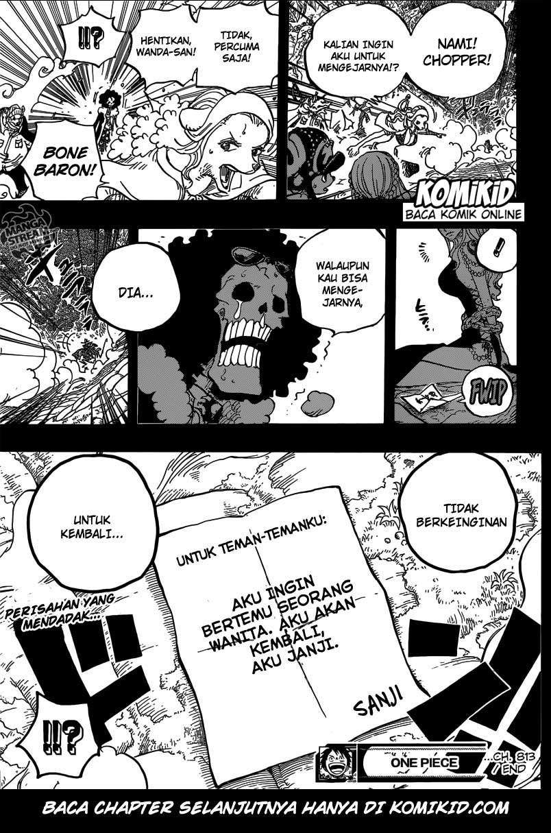 One Piece Chapter 813 Gambar 18