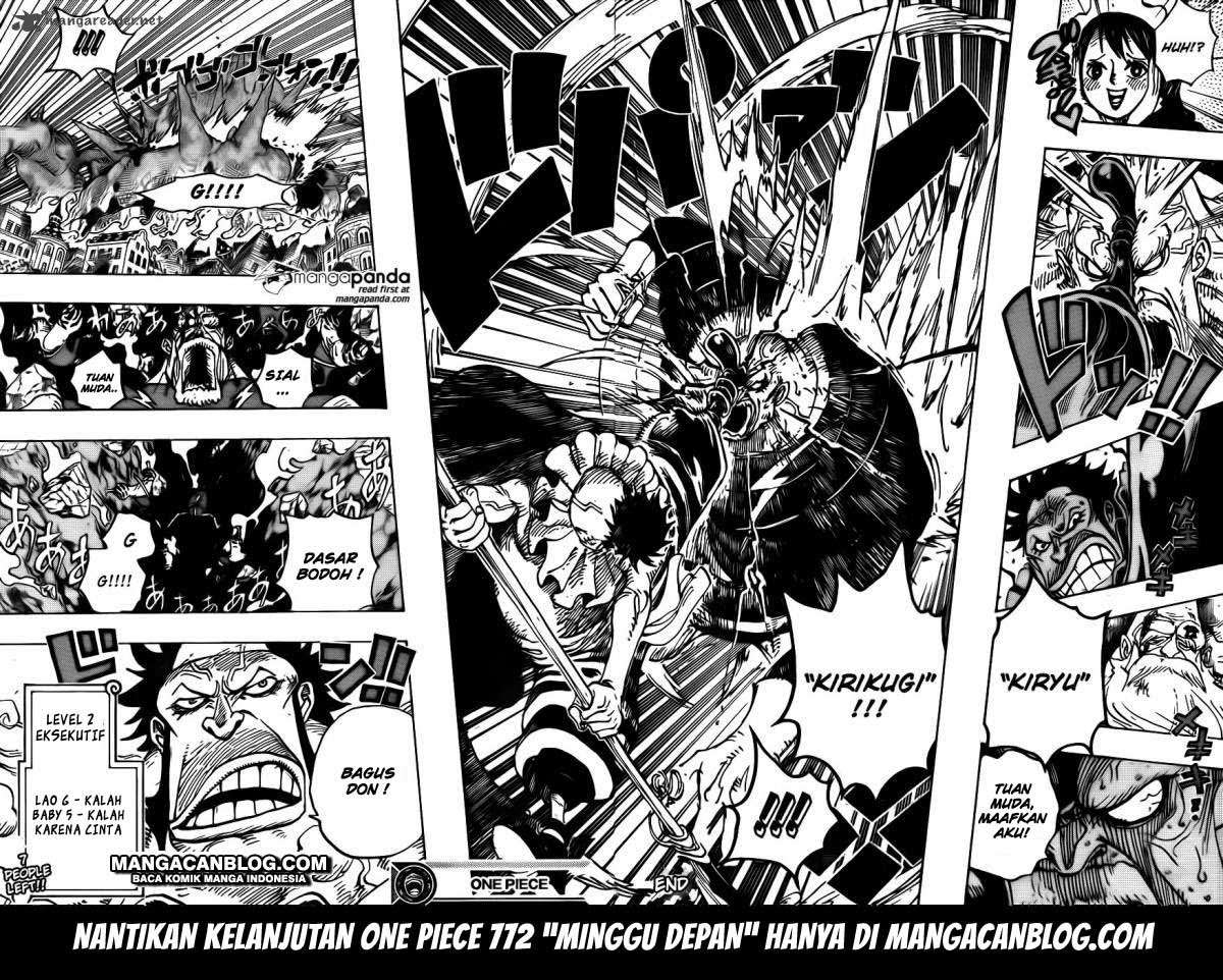 One Piece Chapter 771 Gambar 18