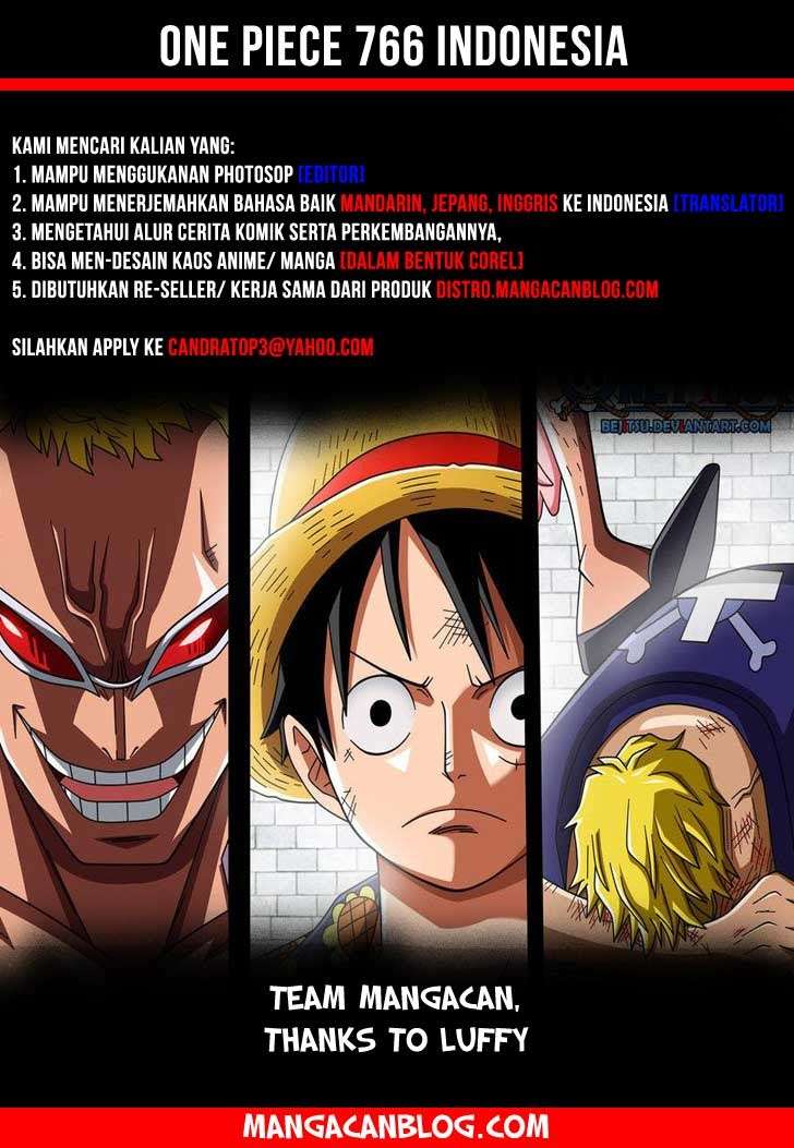 Baca Komik One Piece Chapter 766 Gambar 1