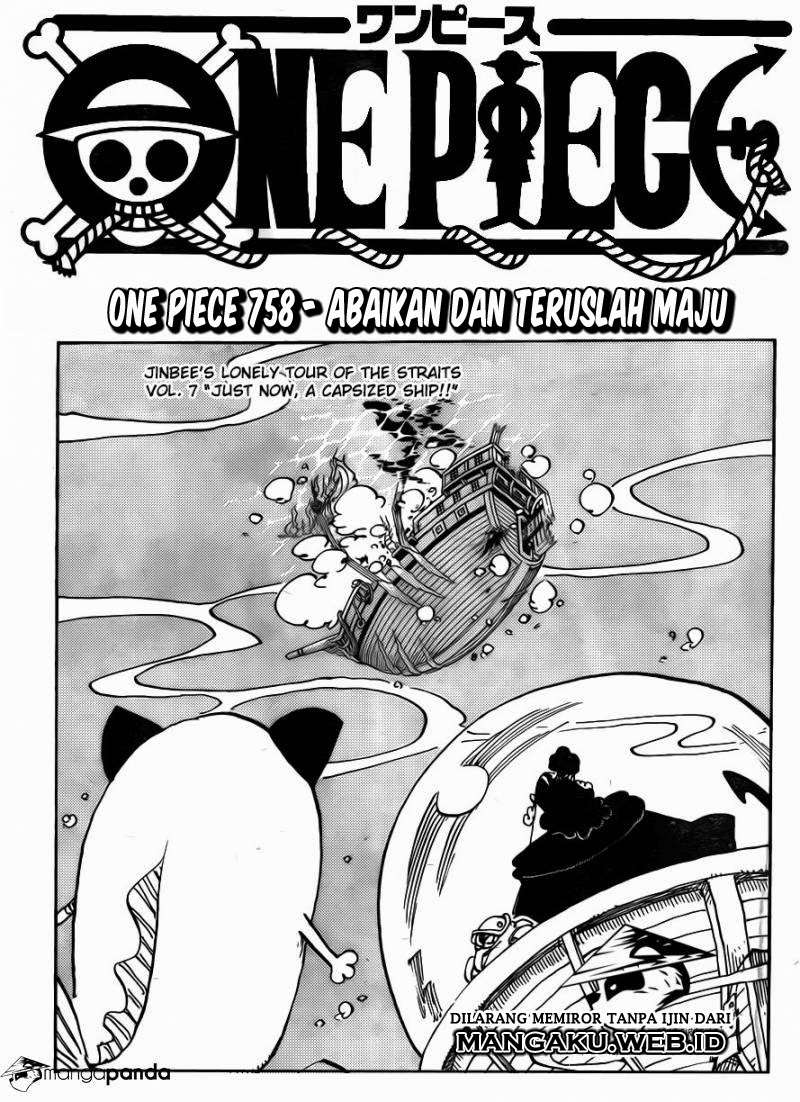 One Piece Chapter 758 Gambar 4