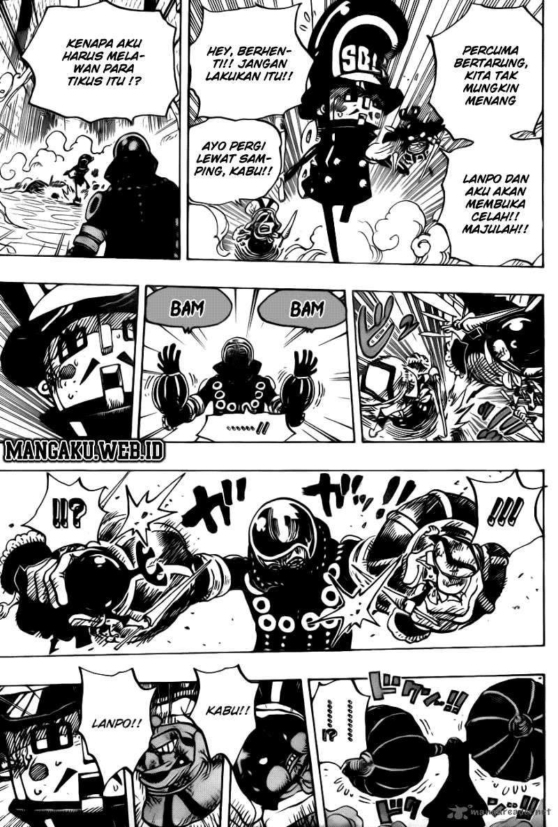 One Piece Chapter 740 Gambar 8