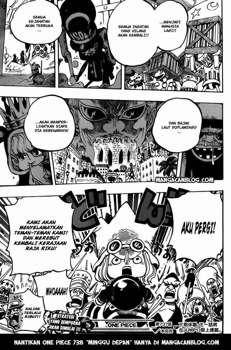 One Piece Chapter 737 Gambar 20