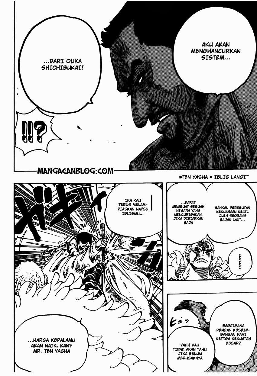 One Piece Chapter 735 Gambar 18