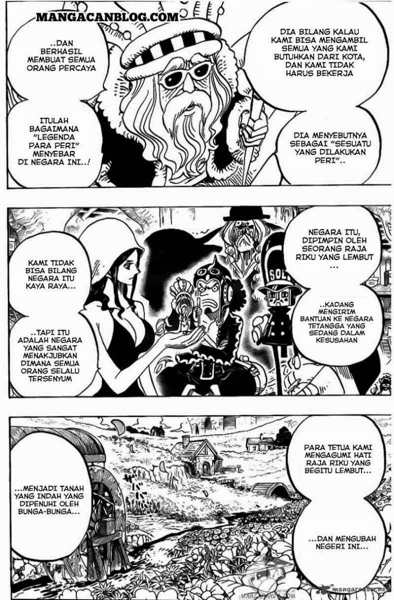 One Piece Chapter 726 Gambar 16