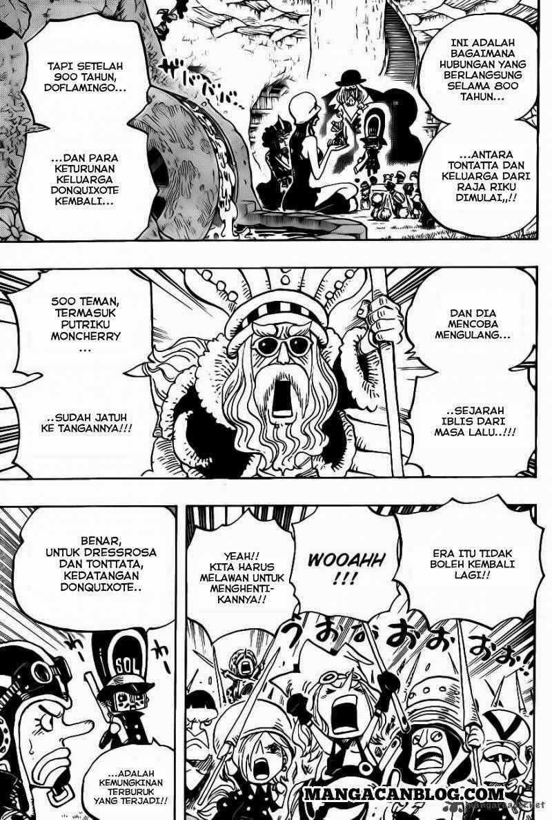 One Piece Chapter 726 Gambar 17