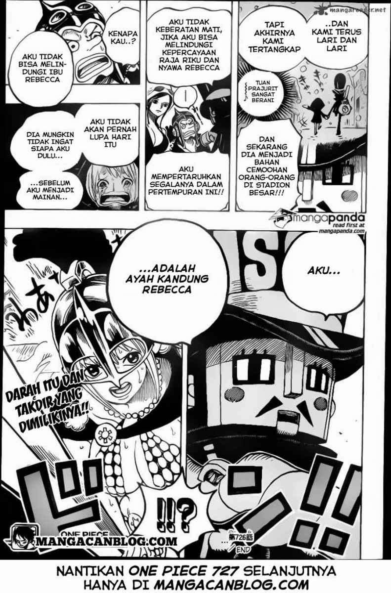 One Piece Chapter 726 Gambar 19
