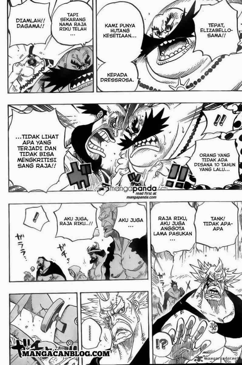 One Piece Chapter 726 Gambar 9