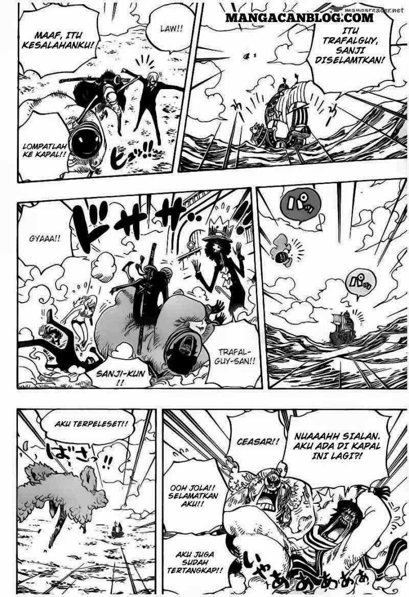 One Piece Chapter 724 Gambar 11