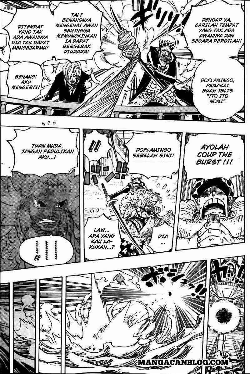 One Piece Chapter 724 Gambar 18