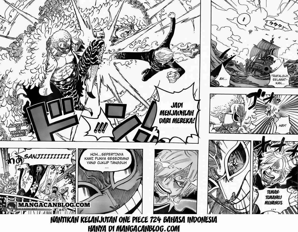 One Piece Chapter 723 Gambar 19
