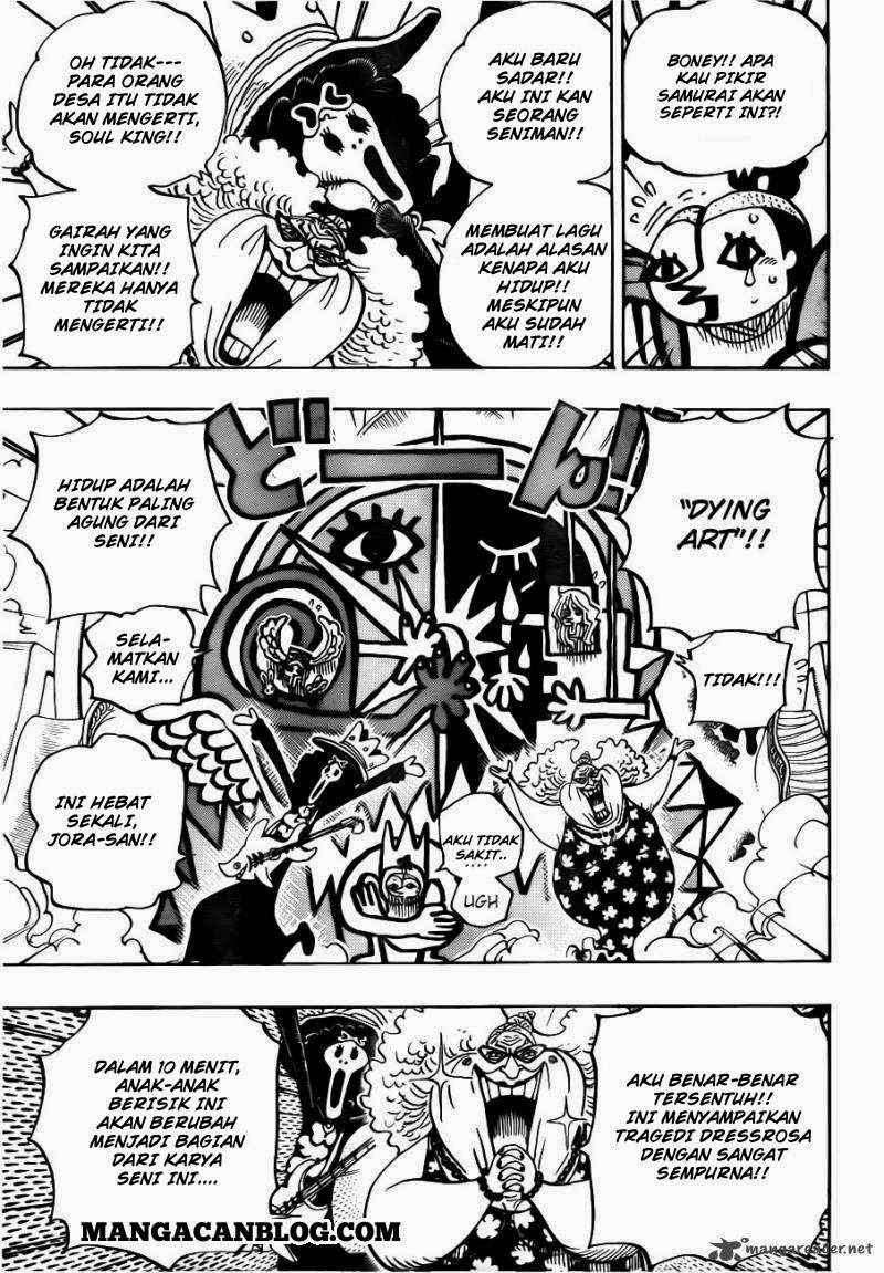 One Piece Chapter 722 Gambar 15