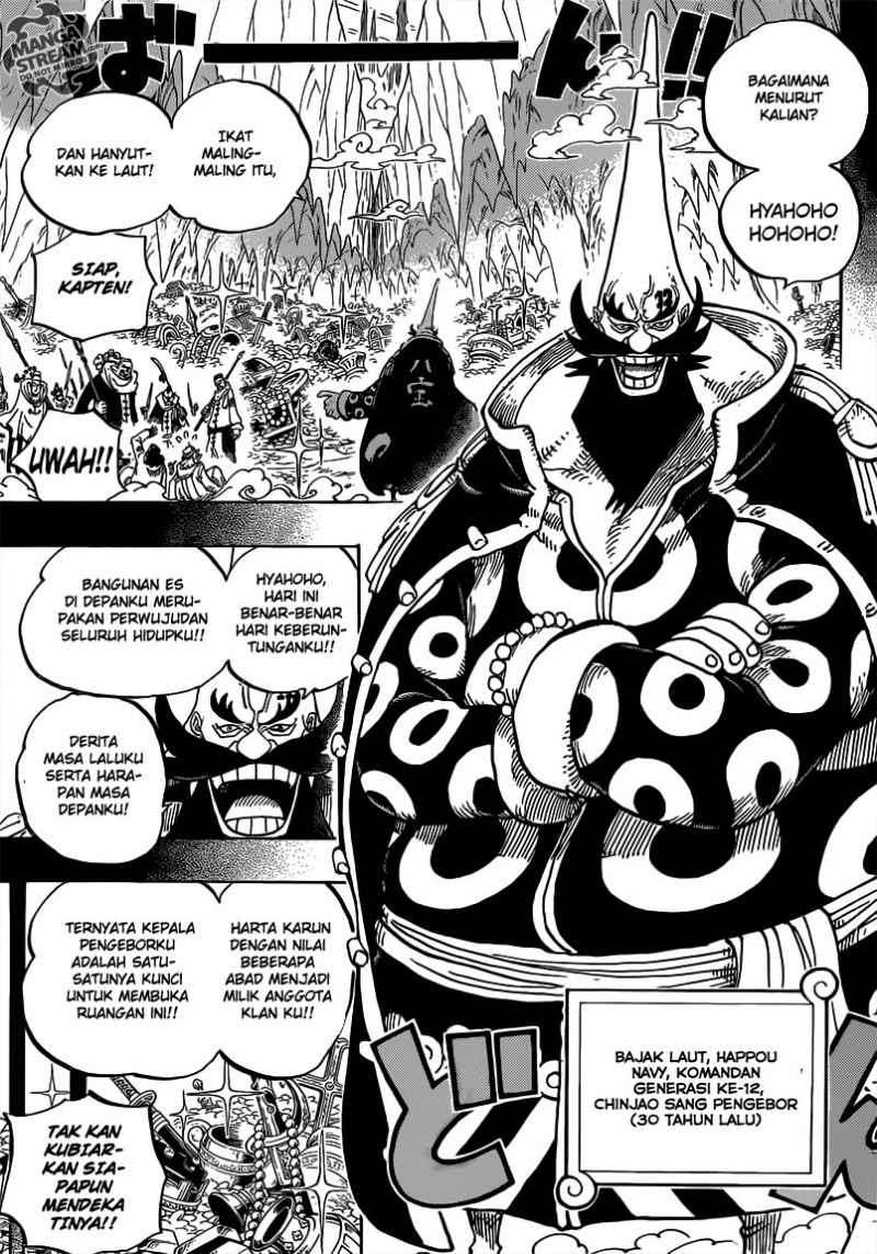 One Piece Chapter 719 Gambar 8