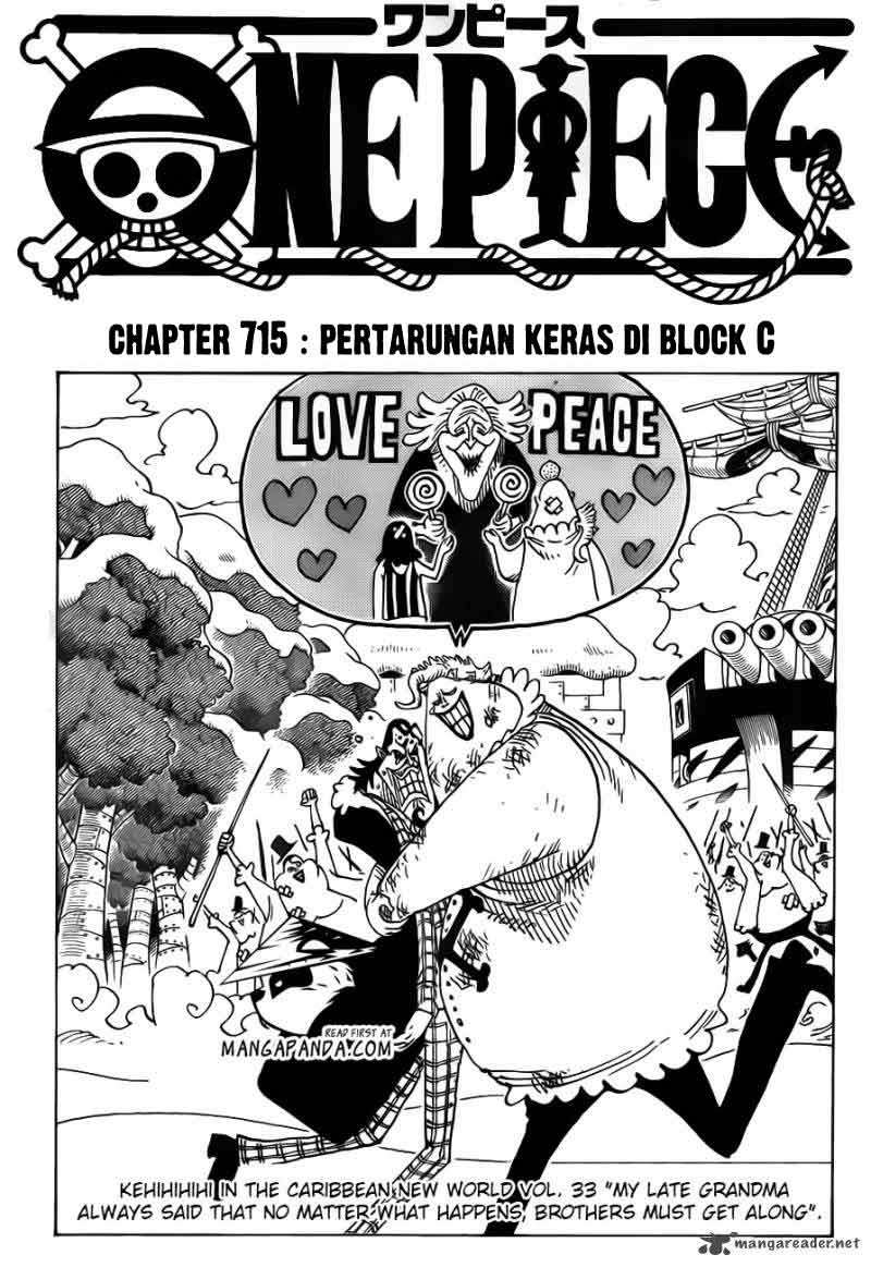 One Piece Chapter 715 Gambar 3
