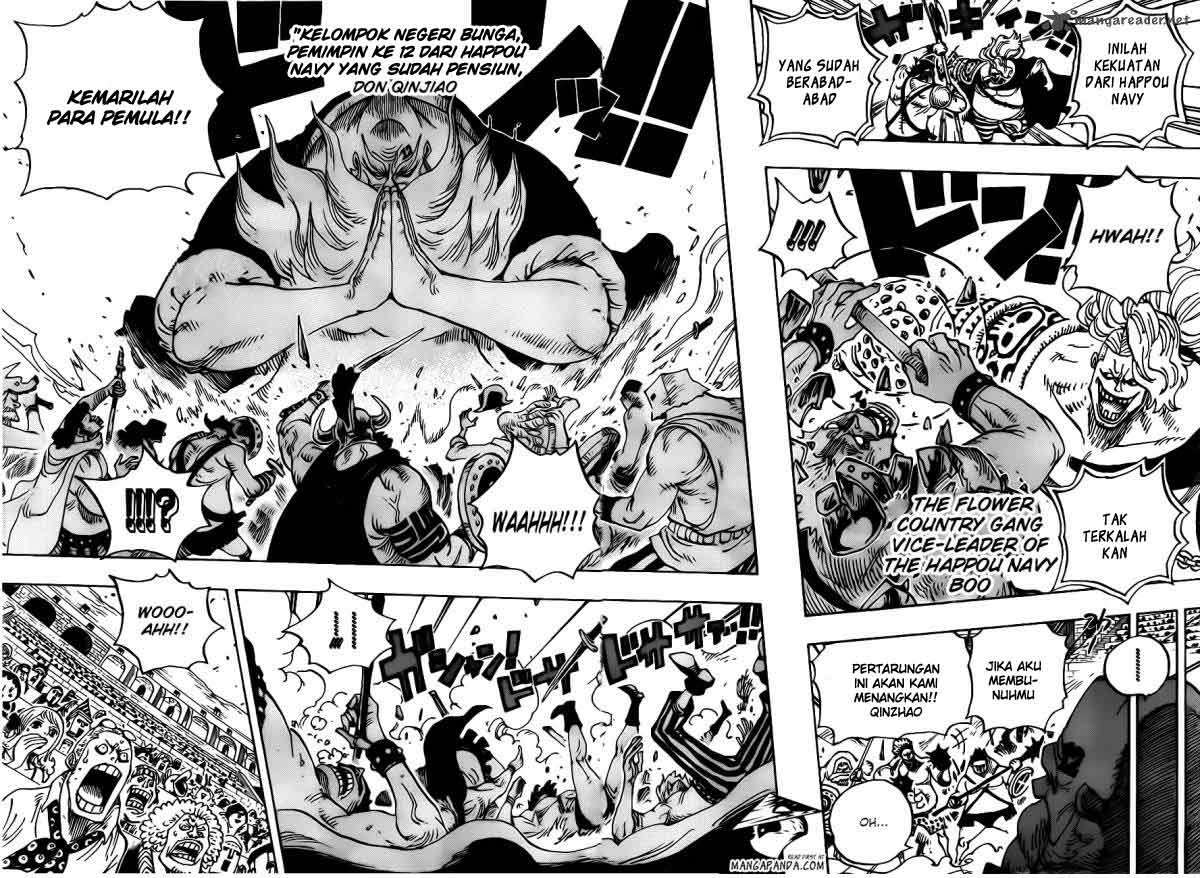 One Piece Chapter 715 Gambar 9