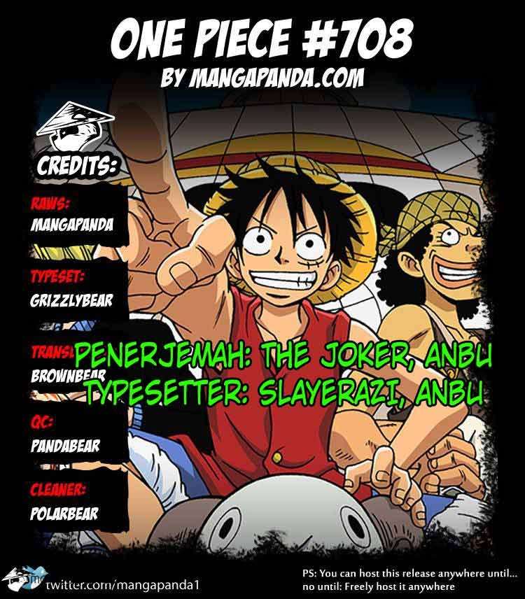 Baca Komik One Piece Chapter 708 Gambar 1