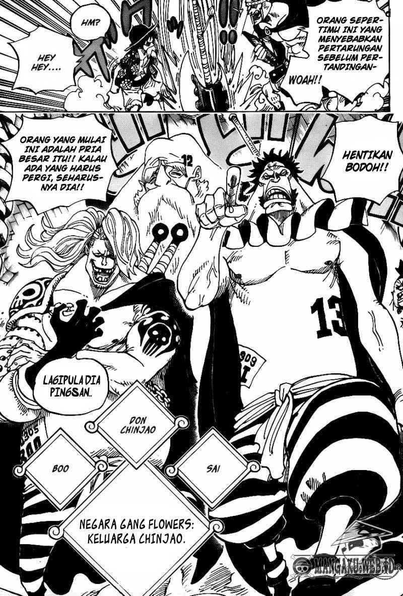 One Piece Chapter 704 Gambar 5