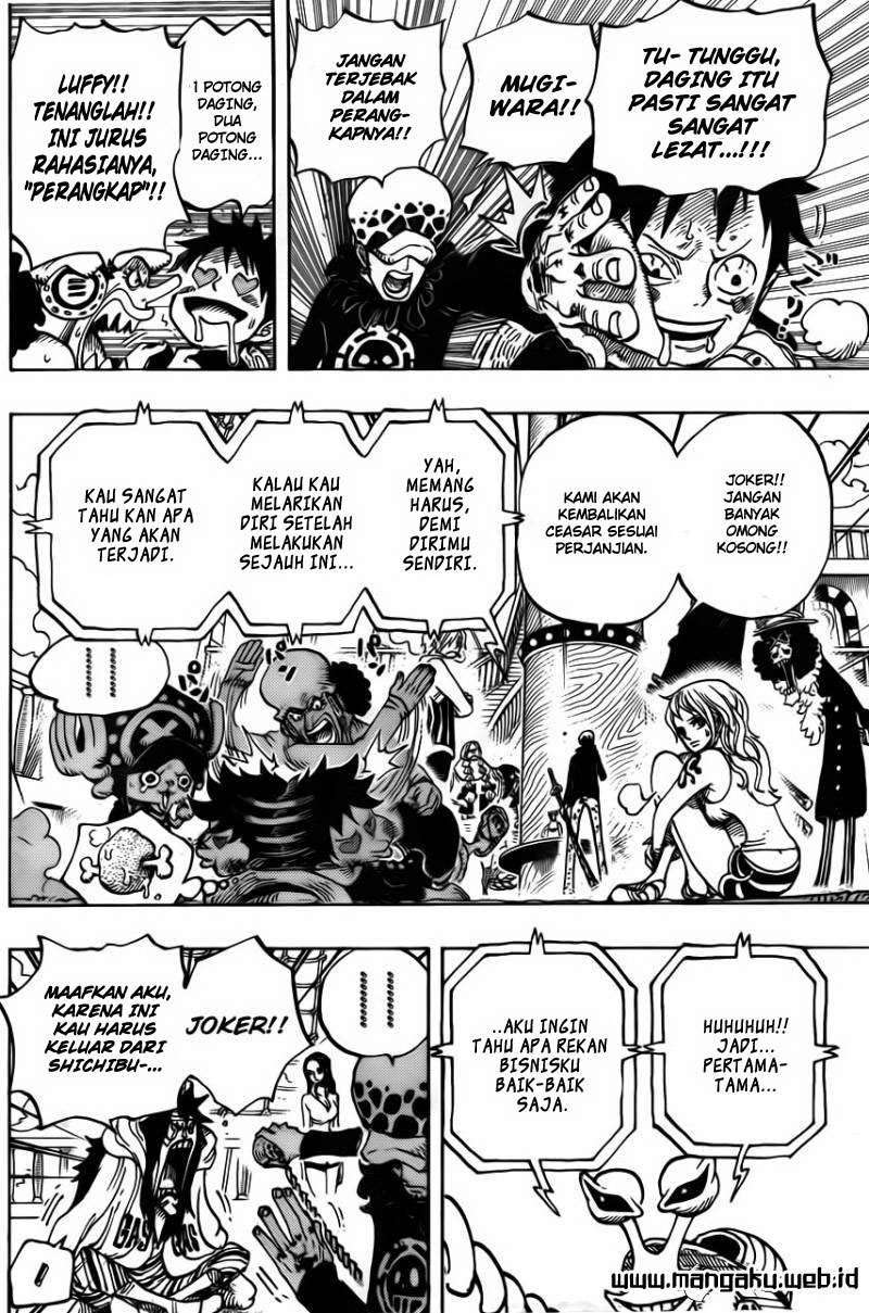 One Piece Chapter 700 Gambar 9