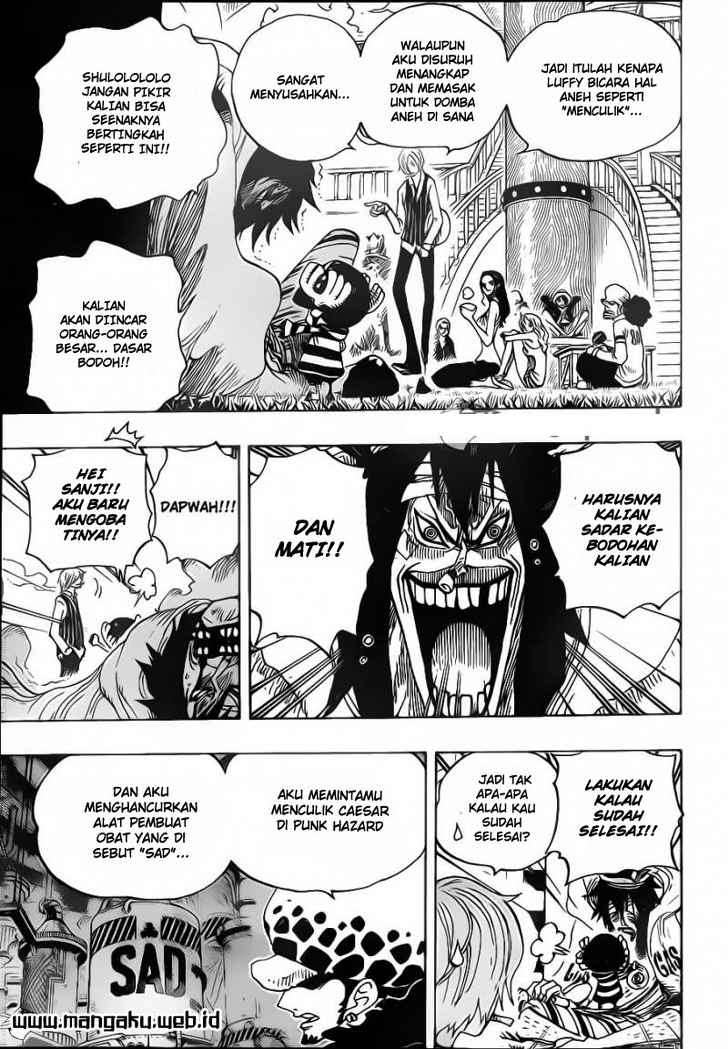 One Piece Chapter 698 Gambar 14